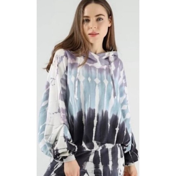 Young Fabulous & Broke Tie Dye Hoodie Sweatshirt Size M/L - Picture 1 of 9